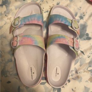 Stoney Clover Target Tye Dye Sandals Size 9